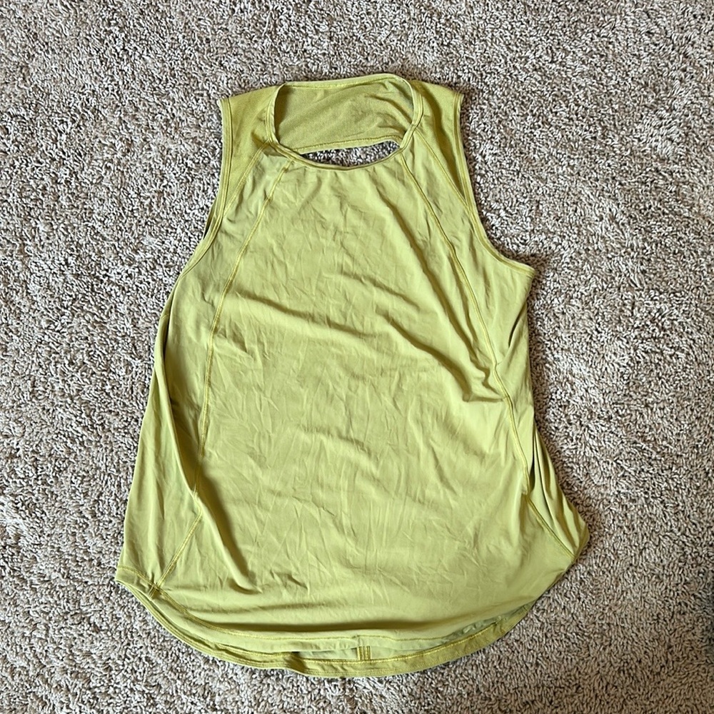 lululemon athletica Yellow Tank Top